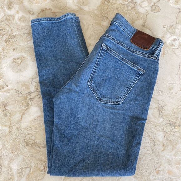 Abercrombie & Fitch Langdon Slim Fit Light Wash Denim Jeans 30” - Picture 7 of 15